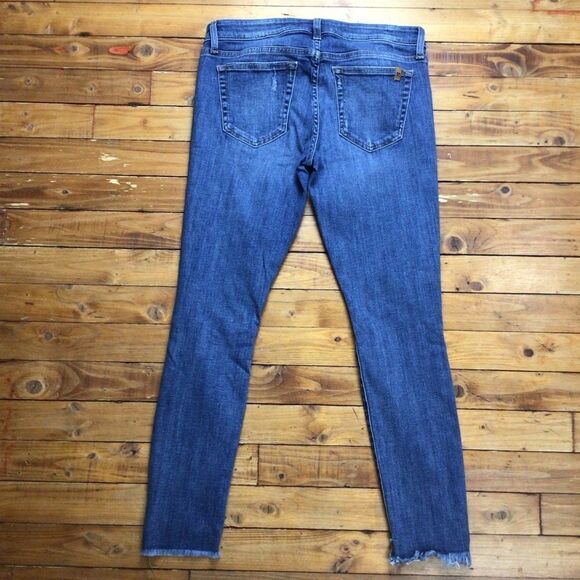 JOE’S jeans skinny ripped knees distressed blue denim medium waist mid rise  W29 - Picture 4 of 12